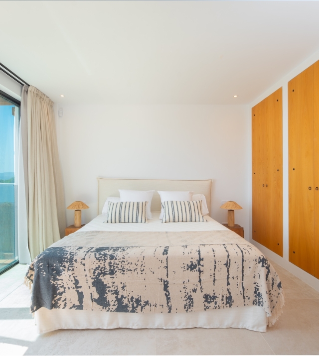 Resa estates Ibiza for sale modern villa martinet views bedroom 4.jpg